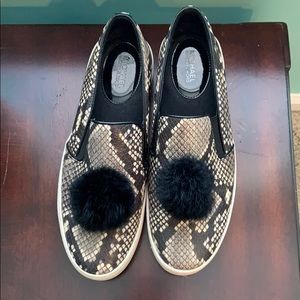 Michael Kors snakeskin sneakers
